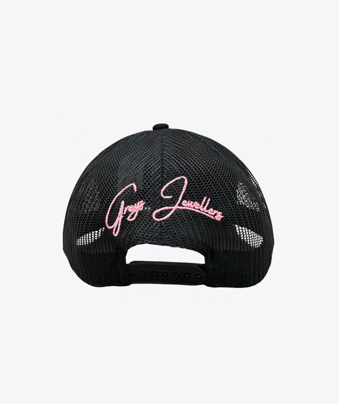 Black Trucker Hat - Suede