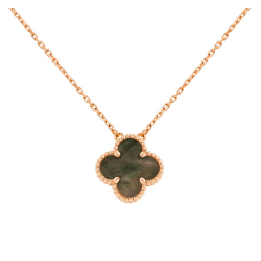 Single Clover Necklace - Tahitian