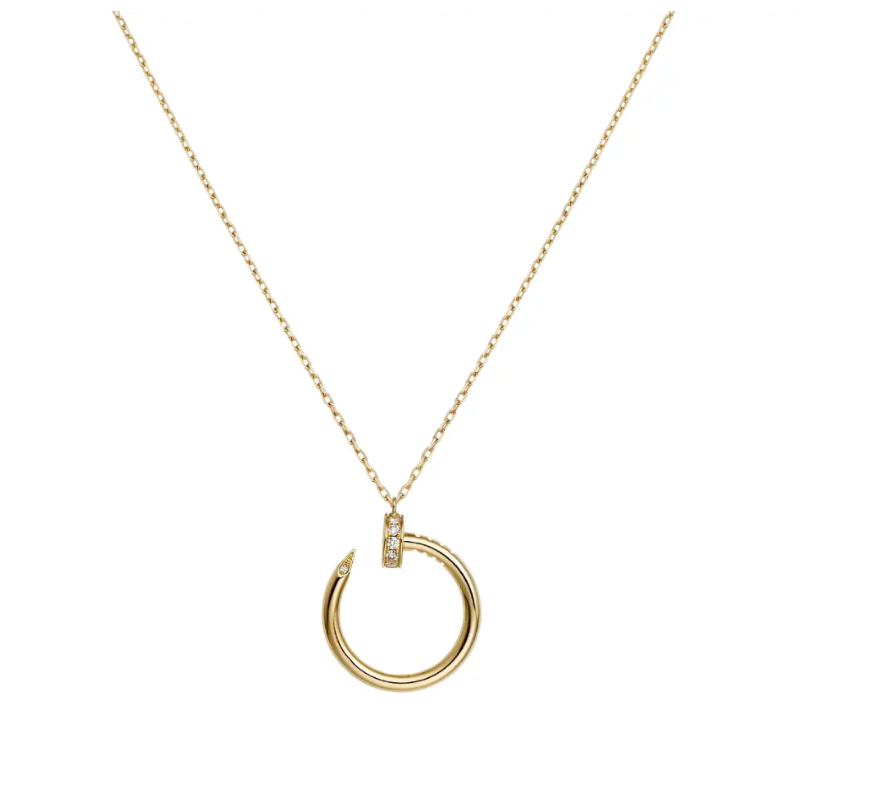 Nail Necklace - Diamond Tip