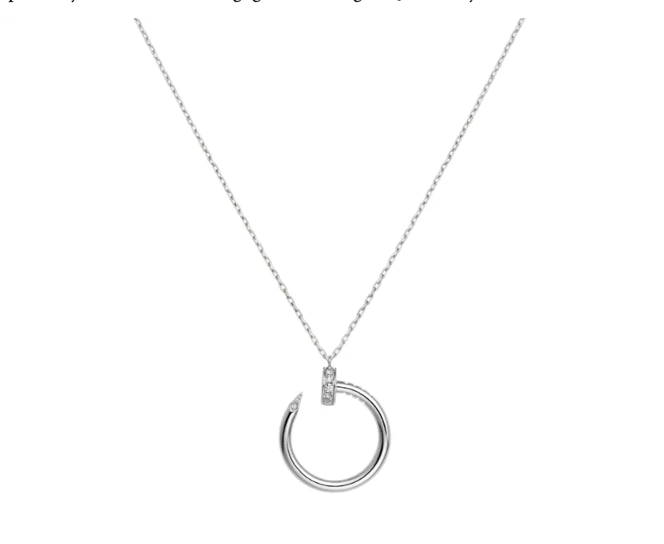 Nail Necklace - Diamond Tip