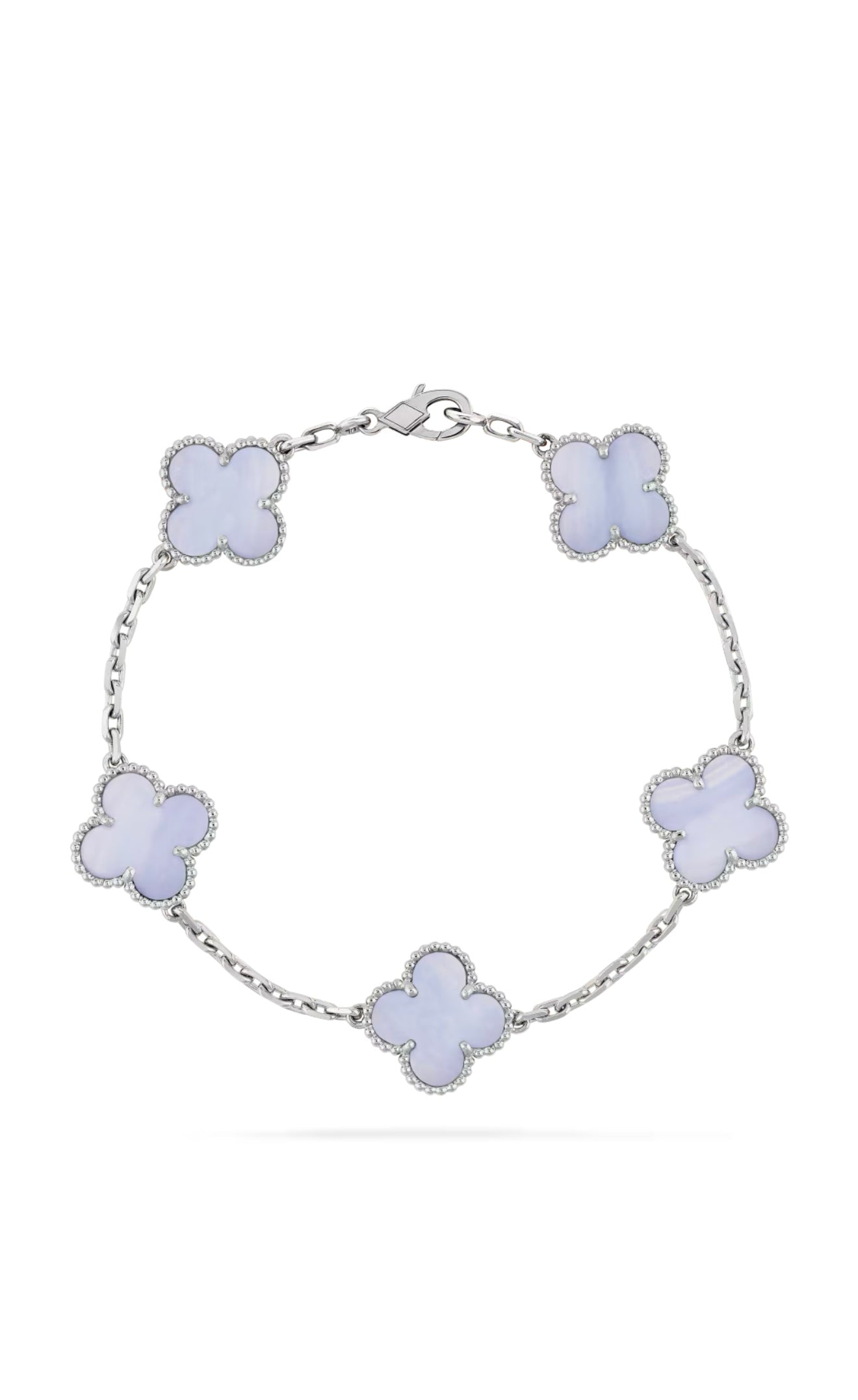 5 Clover Bracelet - Chalcedony